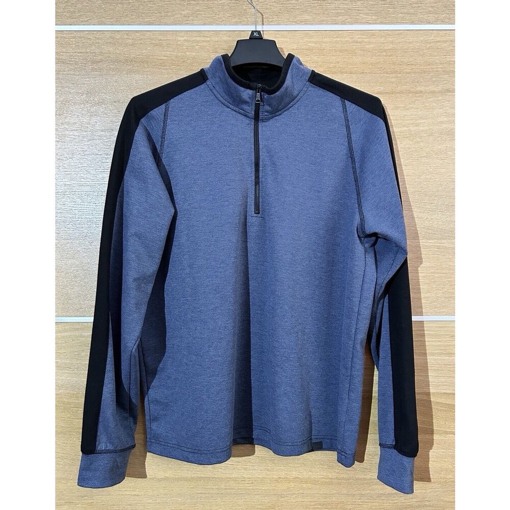 Hawke & Co 1/4 Zip Pro Flex Pro Fusion Blue Pullover Jacket Men’s Size XL EUC